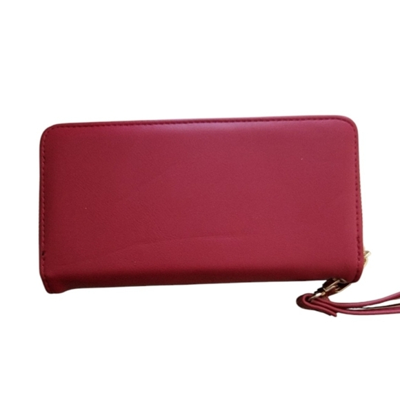 Elegant Red Women's Wallet - Picture 2 of 3